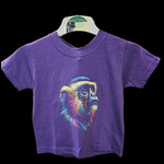 RAINBOW GIBBON T-SHIRT PURPLE